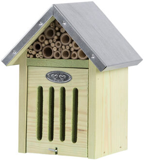 Best for Birds Insectenhotel - hout - 23 cm - Insectenhotel Bruin