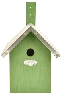 Best for Birds Nestkast Pimpelmees - Groen - 13,5x15x23 cm - ∅27 mm