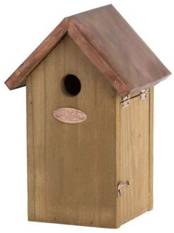 Best for Birds Pimpelmees nestkast/vogelhuis 25.8 cm - Vogelhuisjes Bruin