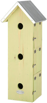 Best for Birds Vogelhuis/nestkast drie woningen 51 cm - Vogelhuisjes Multikleur