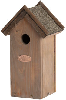 Best for Birds Vogelhuisje - pimpelmees - 27 cm - hout - vogelnest nestkast - vogelhuisjes - tuindieren - Tuindecor