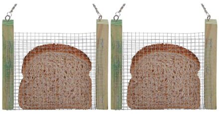 Best for Birds Vogelvoederplek - 2x - boterhamhouder - 17,5 x 17 cm