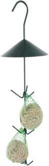 Best for Birds Vogelvoederplek - vetbollen houder - 44 cm - hangend - metaal
