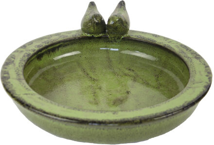 Best for Birds Vogelvoederschaal - vogelbad - groen - 31 cm - drinkschaal