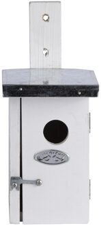 Best for Birds Winterkoning nestkast / vogelhuisje 25,2 cm - Vogelhuisjes Wit