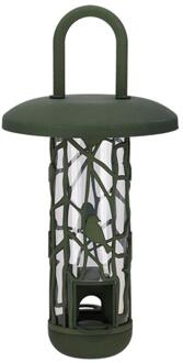 Best for Birds Zaadsilo Merel - gerecycled kunststof - 15 x 30 cm - Vogel voedersilo Groen