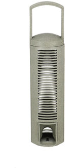 Best for Birds Zaadsilo Merel - grijs - kunststof - 28 x 11 x 7 cm - vogel voedersilo voor zaden