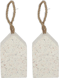 Best for Boots Best fot Boots Deurstopper Terrazzo - 2x - rubber - 10 x 10 x 16 cm - gewicht