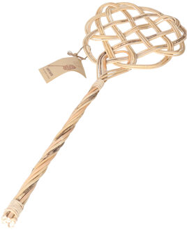 Best for Boots Mattenklopper - 71 cm - gevlochten - rotan - vloerkleedklopper