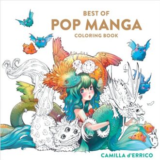 Best Of Pop Manga Coloring Book - Camilla D'Errico
