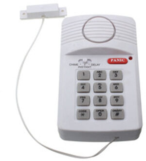 Best sales Beveiliging Toetsenbord Deur Alarmsysteem Met Paniekknop Voor Thuis Schuur Garage Caravan