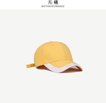Best Selling Baseball Caps Voor Vrouwen Zonneklep Baseball Cap Uv Bescherming Zonnehoed Vrouw Zomer Hoeden Voor Vrouwen geel