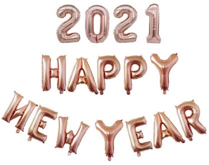 Best Selling Gelukkig Nieuwjaar Ballon Home Klaslokaal Winkel Decoratie U7EA Paars