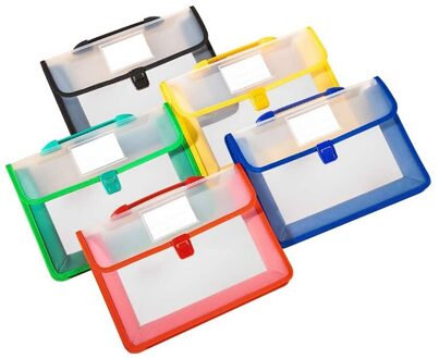 Bestand Mappen Document Organizer Brief Size, Uitbreiden File Organizer 5 Packs Voor Kantoor En Schoolbenodigdheden
