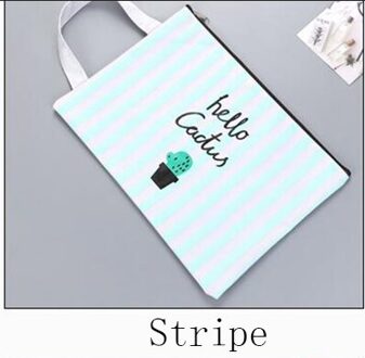 Bestandsmap Document Zakken Bestand Zak Met Handvat Canvas Handtas Map Holder Pocket School Office Business Bestandsmap Supply streep