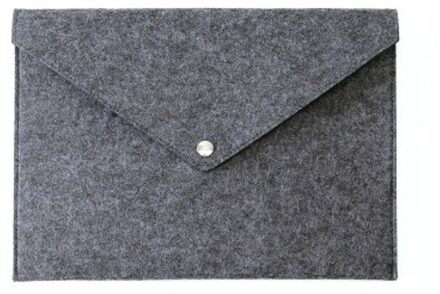 Bestandsmap Opslag Voor Document Zak A4 Cover Case Organizer Houder Envelop School Briefpapier Accessoires Kantoorbenodigdheden donker grijs
