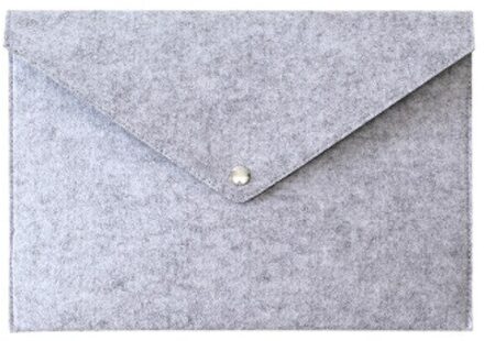 Bestandsmap Opslag Voor Document Zak A4 Cover Case Organizer Houder Envelop School Briefpapier Accessoires Kantoorbenodigdheden licht grijs