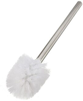 Beste 1 Pcs Vervanging Roestvrijstalen WC Badkamer Schoonmaken Toiletborstel Wit Hoofd Houden Badkamer Tool
