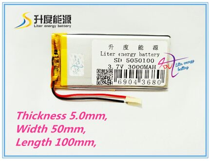 Beste batterij 1 PCS tablet batterij 3000 MAH 0550100 5050100 tablet batterij
