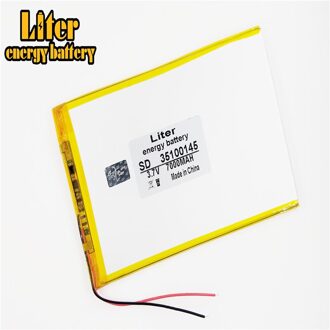 Beste Batterij 35100145 Polymeer Lithium-Ion Batterij 3.7 V, 7000Mah Ce Fcc Rohs Msds Certificering