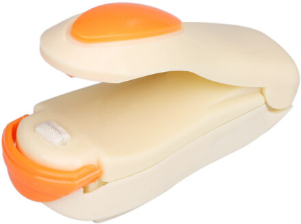 Beste Draagbare Mini Warmte Afdichting Huishoudelijke Machine Warmte Sealer Capper Voedsel Saver Voor Verpakking Plastic Zakken Pakket Mini Gadgets Beige
