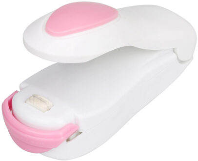 Beste Draagbare Mini Warmte Afdichting Huishoudelijke Machine Warmte Sealer Capper Voedsel Saver Voor Verpakking Plastic Zakken Pakket Mini Gadgets wit