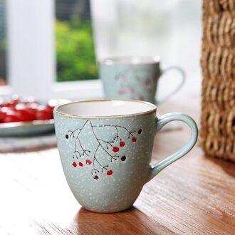 Beste Fijne Vlekkeloze Creatief Plezier Mooie Stijlen Mok Kleur Aardewerk Keramische Cup Koffie Melk Cup Met Handgreep 300Ml