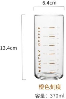 Beste Glazen Maatbeker Drinken Mok Warmte En Koude Bestendig Keuken Bakken Vruchtensap Melk Water Schaal Cup Accessoires Tool Oranje