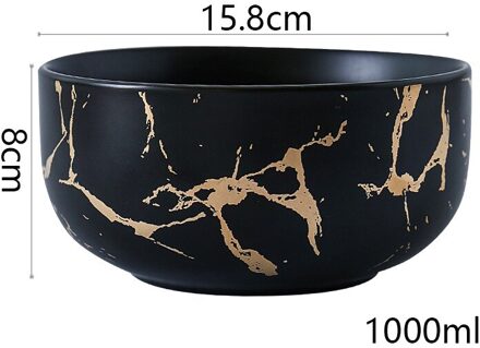 Beste Goud Marmer Glazuren Keramische Party Servies Set Porselein Ontbijt Platen Gerechten Noedelkom Koffie Mok Cup Voor Decoratie 1PCS6