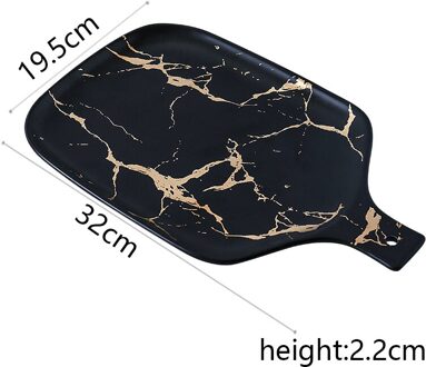 Beste Goud Marmer Glazuren Keramische Party Servies Set Porselein Ontbijt Platen Gerechten Noedelkom Koffie Mok Cup Voor Decoratie 1PCS9