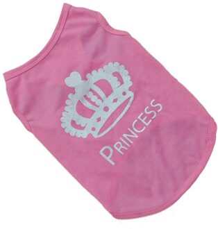 Beste Hond Minnaar Katoen Zomer Shirt Kleine Hond Kat Pet Kleding Vest T-shirt Accessoires Arrivals Best Selling Roze / XS