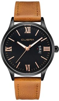 Beste Horloge Mannen Horloges Quartz Rvs Dial Casual Bracele Lederen Polshorloge Mode Montre Homme