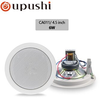 Beste in plafond speakers 6.5 inch full range luidsprekers oupushi thuis surround sound systeem met Hoge geluidskwaliteit CA011