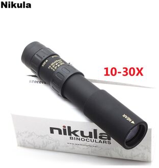 Beste Nikula 10-30X25HD Zoom High Power Pocket bak4 prism Monoculaire bril Telescopen met lage Nachtzicht niet statief infrarood