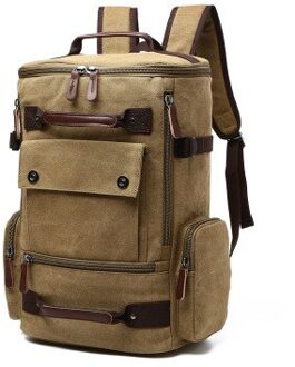 Beste Outdoor Sport Travel School Laptop Rugzak Wandelen Camping Zakken Waterdichte Tas Tiener Casual Rugzak Mochila khaki