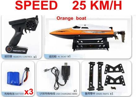 Beste Prijs Top Udi001 Udi 001 2.4G 4CH Rc Speelgoed Verbeterde Hoge Snelheid Boot Speedboot Vs Ft012 Skytech h100 H101 Rc Boot oranje 001 25kmH 3B