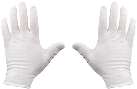 Beste Wegwerp Handschoenen Oversized Stretch Wit Katoen Zweet-Proof Ademend Elastische Witte Handschoenen Одноразовые Перчатки @ 40