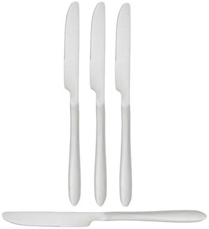 bestek Messen Nevis - 10x stuks - RVS - 23 cm