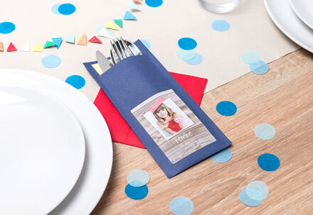 Bestekhouder Donkerblauw (set van 24)