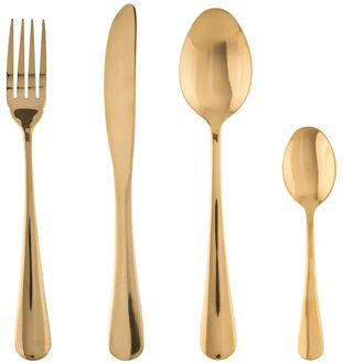 Bestekset - 48-delig - RVS - goud