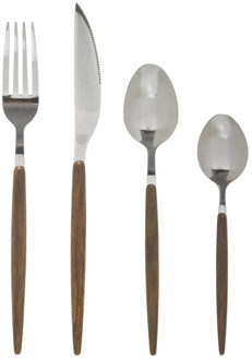 Bestekset Amazonie - 48-delig - RVS/kunststof