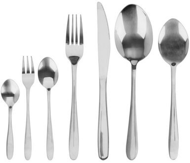 Bestekset Tableware Collection - 39-delig - zilver - RVS - 6 personen - Besteksets Zilverkleurig