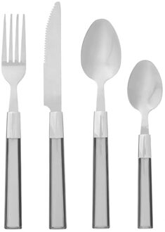 Bestekset Tamaris - 48-delig - RVS/kunststof - grijs