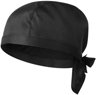 Bestomz Piraat Chef Hoed Ober Uniform Cap Bakkerij Bbq Grill Hoed Restaurant Kok Werk Hoed (Zwart)
