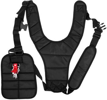 BESTOYARD 1 st OUNONA Zwarte Handig Breasted Dubbele Schouder Strimmer Trimmer Riem voor Bosmaaier