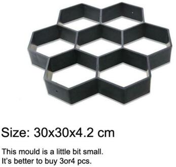 Bestrating Beton Mould Handmatig Bestrating Cement Baksteen Beton Mallen Diy Maker Mold Tuin Steen Road Mold Tuin Decoratie