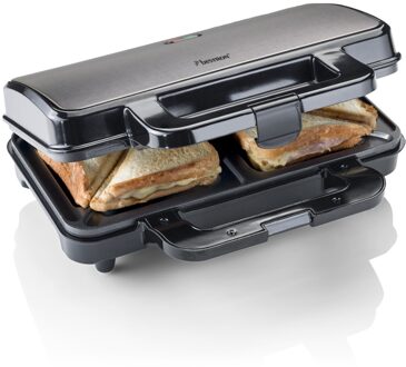 Bestron ASM90XLTG Tosti apparaat Zwart