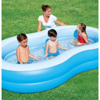 Bestway 54117 3217 opblaasbaar peuterbad Blauw - One size
