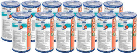 Bestway A-filterpatronen III-A/C 12stuks