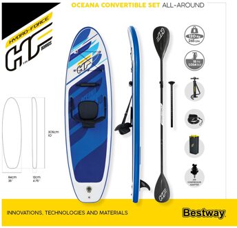 Bestway Hydro force Oceana convertible SUP board set Wit